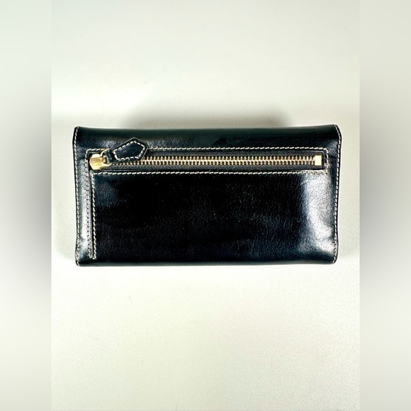 Dooney & Bourke Black Leather Continental Clutch Wallet - Picture 3 of 8